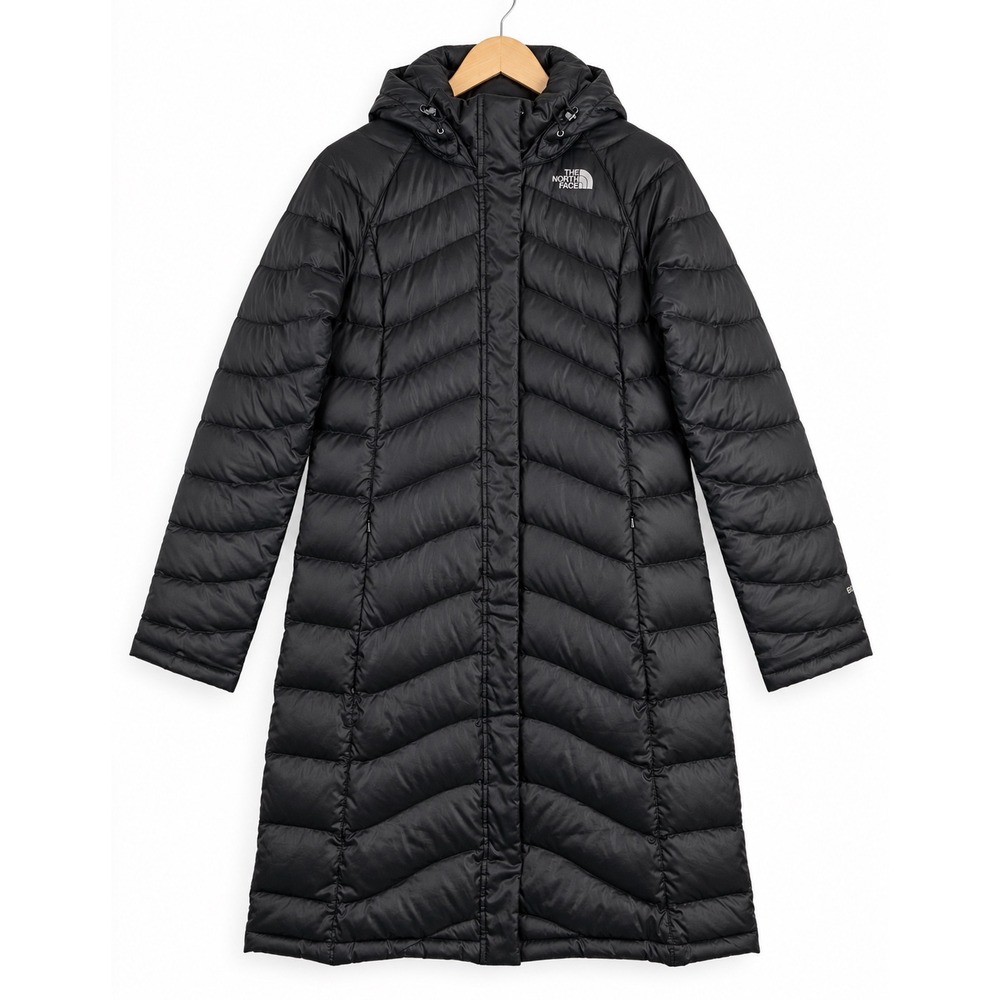 The North Face Metropolis Parka 600 Fill Down Long Puffer Jacket Black Womens M
